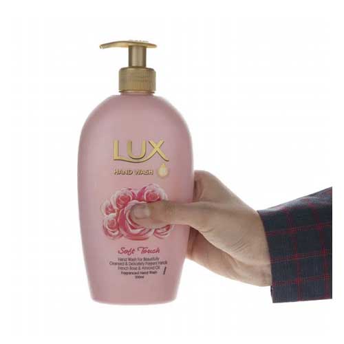 مايع دستشويی کرمی لوكس
 رز فرانسوی و بادام
