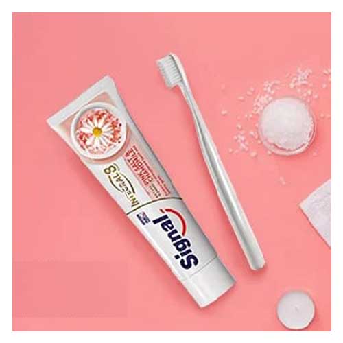 خمیر دندان اینتگرال سیگنال
 نمک صورتی و روغن بابونه