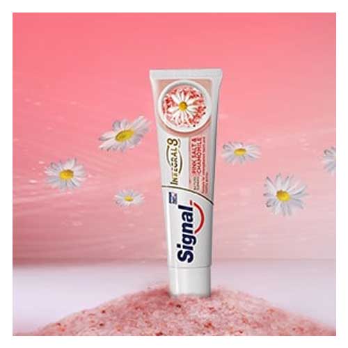 خمیر دندان اینتگرال سیگنال
 نمک صورتی و روغن بابونه