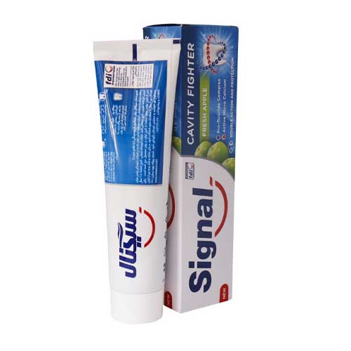 خمیر دندان با طعم سیب سیگنال 100 میلی لیتر