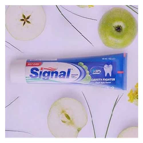 خمیر دندان با طعم سیب سیگنال 100 میلی لیتر