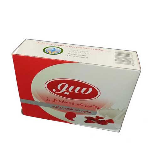 صابون جعبه ای سیو شیر و رز