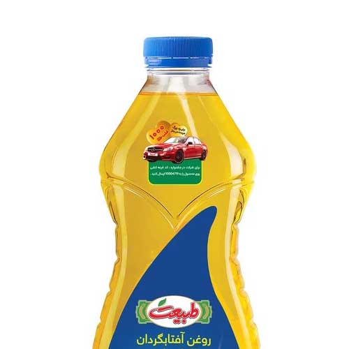 روغن مایع آفتابگردان طبیعت 1 لیتر
