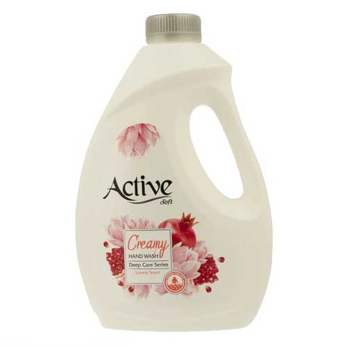 مایع دستشویی کرمی اکتیو انار و گل