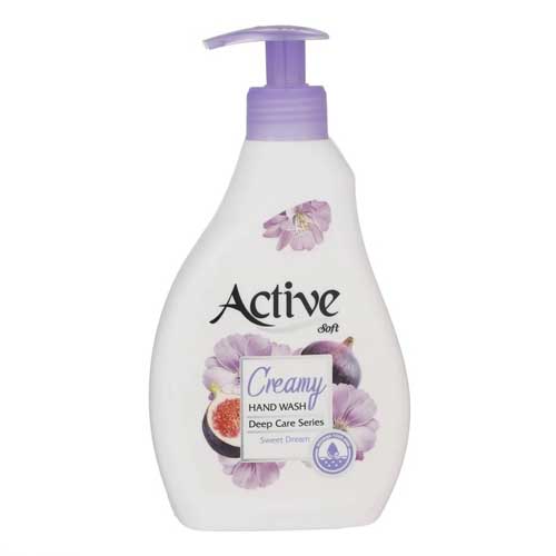 مایع دستشویی کرمی اکتیو انجیر و گل