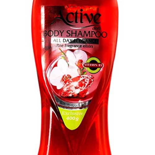 شامپو بدن شفاف اکتیو گلهای بهاری