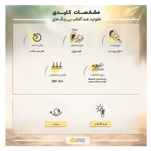 فلوئید ضد آفتاب مای 