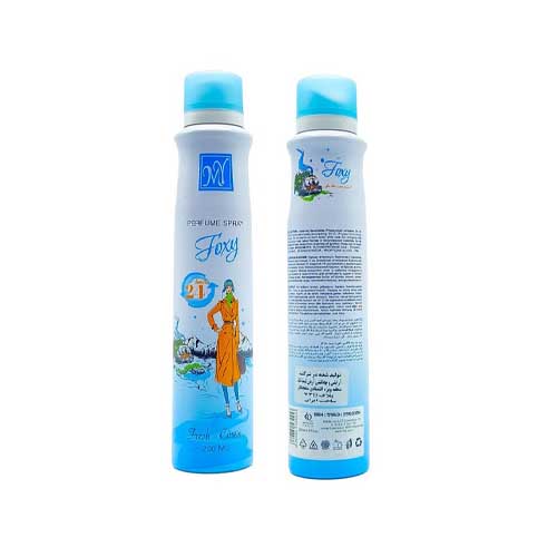 اسپری بدن زنانه مای
 فاکسی