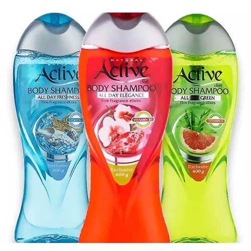 شامپو بدن شفاف اکتیو
