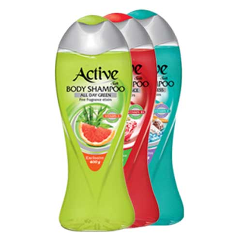 شامپو بدن شفاف اکتیو