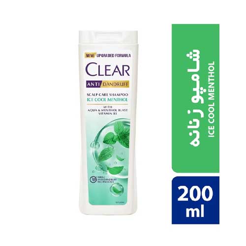 شامپو خنک کننده کلیر 
 200 میلی لیتر