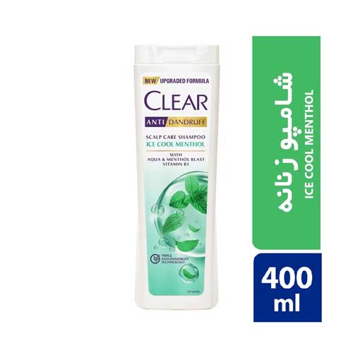 شامپو خنک کننده کلیر 
 400 میلی لیتر