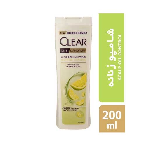 شامپو موهای چرب بانوان کلیر 
 200 میلی لیتر