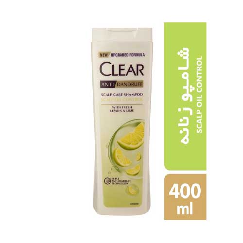 شامپو موهای چرب بانوان کلیر 
 400 میلی لیتر