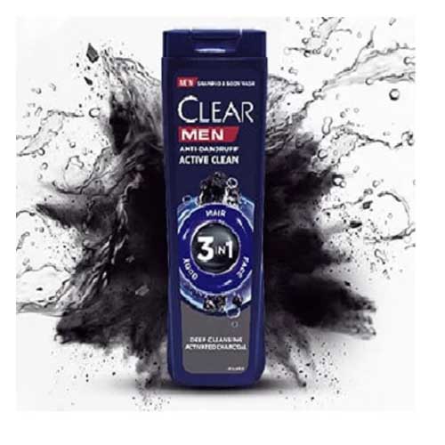 شامپو زغالی آقایان کلیر 