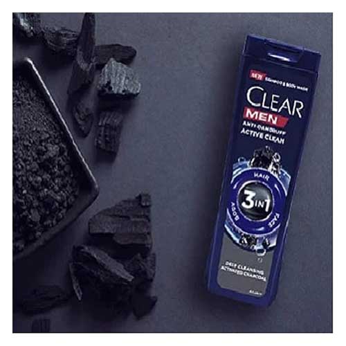 شامپو زغالی آقایان کلیر 