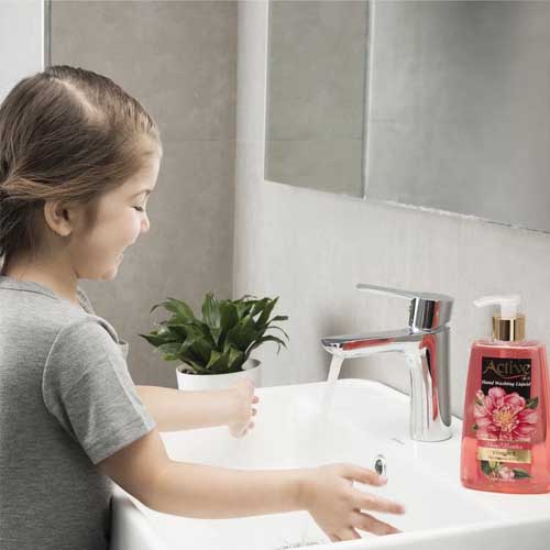 مایع دستشویی شفاف اکتیو