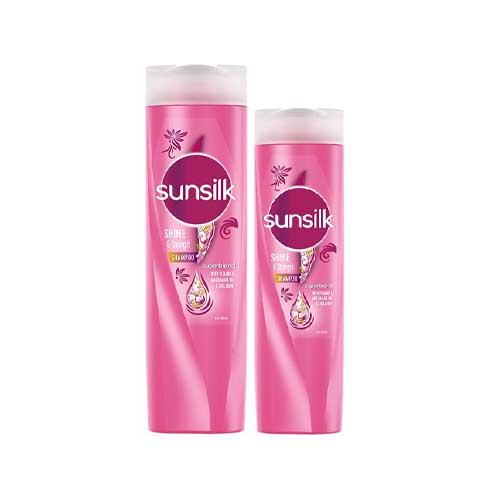 شامپو درخشان کننده سان سیلک
