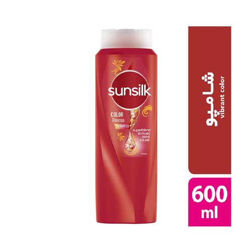 شامپو تثبیت رنگ مو سان سیلک 600 میلی لیتر