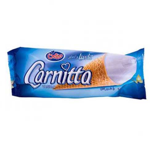 بستنی قیفی وانیلی دومینو