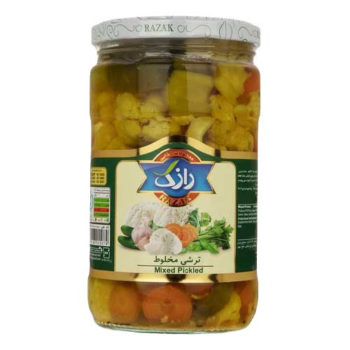 ترشی مخلوط رازک