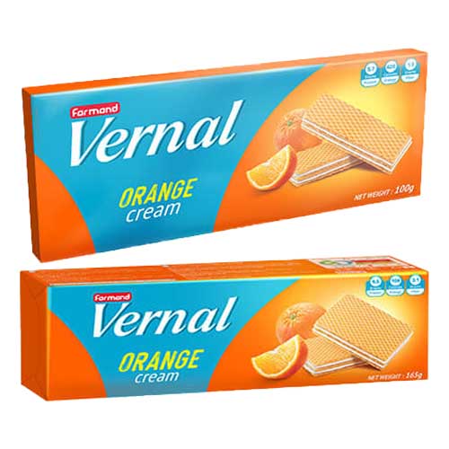 ویفر پرتقالی ورنال