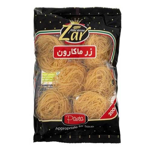 رشته سوپی آشیانه ای زر ماکارون