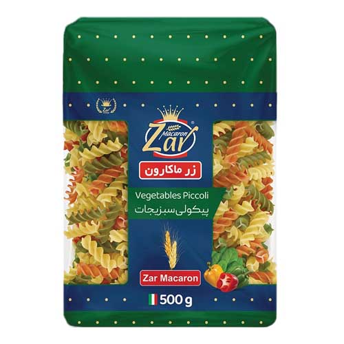 ماکارونی پیکولی سبزیجات زر ماکارون