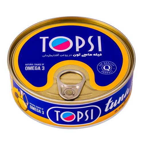کنسرو فیله ماهی تون تاپسی