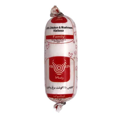 کالباس مرغ و قارچ رباط