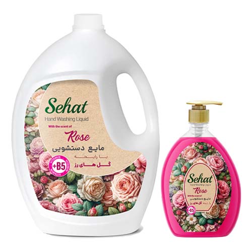 مایع دستشویی شفاف رز صحت